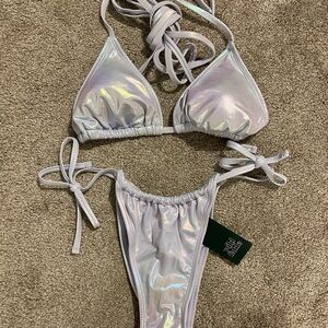 Wild Fable Iridescent Bikini Set